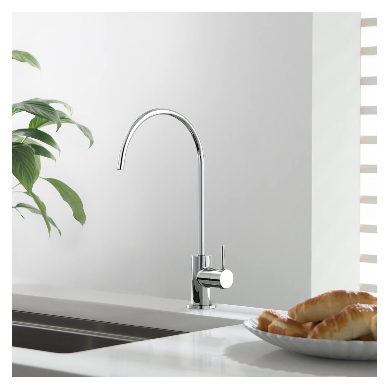 Circular Cold Water Dispensers, Chrome
