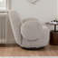 Chaise d'appoint moderne pivotante à 360 ° - Confort semblable à un nuage avec structure en métal robuste-525916425