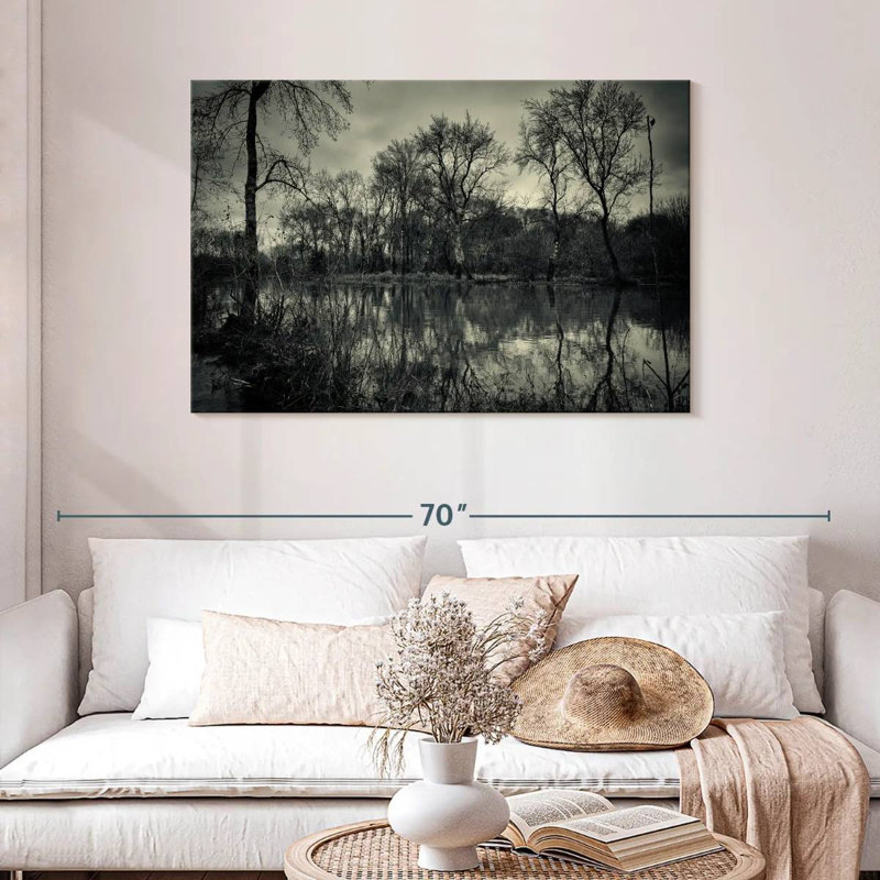 Paysage, H 30 po x l 45 po