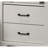 Elara 22"W White 2-Drawer Nightstand Bedside Table With USB Charging  Ports-255641228