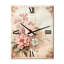Blossoming Pink Rose Rustic Bouquet I - Rose Very Wall Clocks-99639340