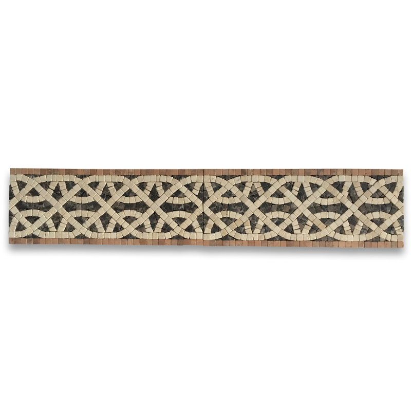 5" x 12" Marble Mosaic Wall & Floor Tile