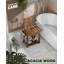 Chaise de bain avec dossier 23,4 po BLUEWEST