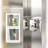 44-48" W x 76" H Double Sliding Frame Shower Door with 1/4"（6mm） Clear Tempered Glass, Chrome-119282912-129224096