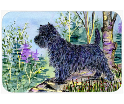 East Urban Home Cairn Terrier Glass Cutting Board