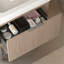 Meuble-lavabo chic avec des caractéristiques exceptionnelles et beaucoup de rangement