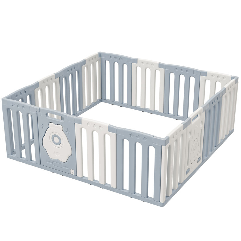 Enclos d'exercice pour animaux, Gris / blanc