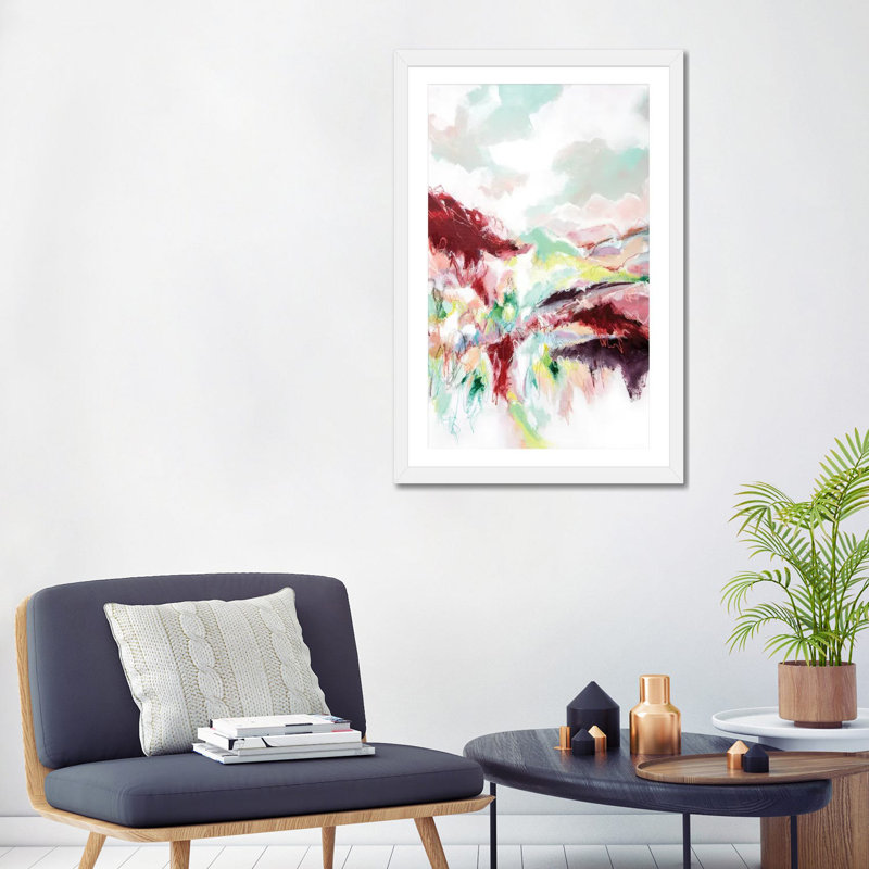 "On se réunit dans le matin" par Cristina dalla Valentina-impression d’art graphique, H 32 po x l 24 po x P 1 po, Blanc