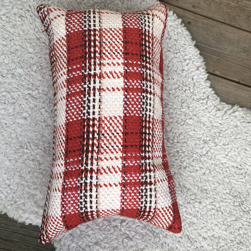 Housse de coussin Holiday Holiday Christmas, Rouge, 12 po x 20 po