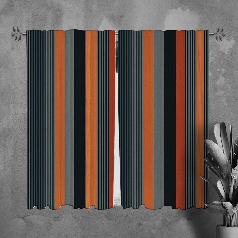 Paire de rideaux obscurcissant en polyester, L 20 po x L 61 po