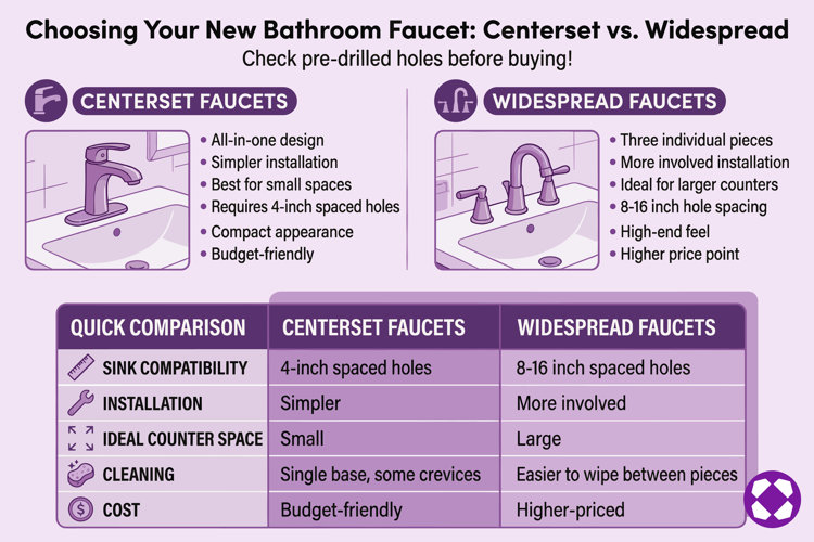Centerset Vs Widespread Bathroom Faucet: Ultimate Style Showdown