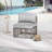 Adelfina Wicker Outdoor Armless Lounge Chair