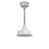 White/Galvanized Silver