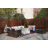 9 - Person Patio Conversation Set with Cushions