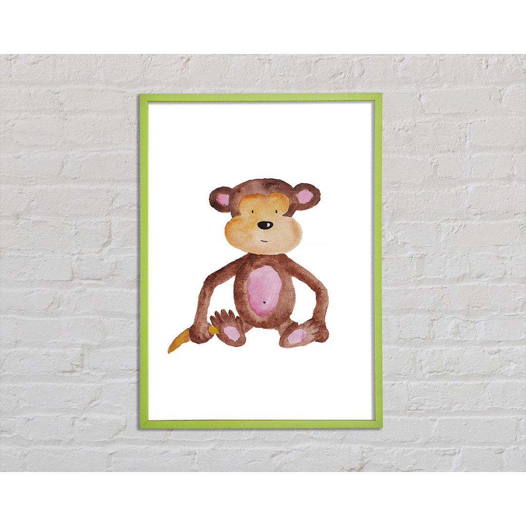 Caihe Cheeky Monkey Love - Einzelner Bilderrahmen Kunstdrucke