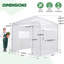 Serre Pop Up Green l 8 pi x P 8 pi-100562375