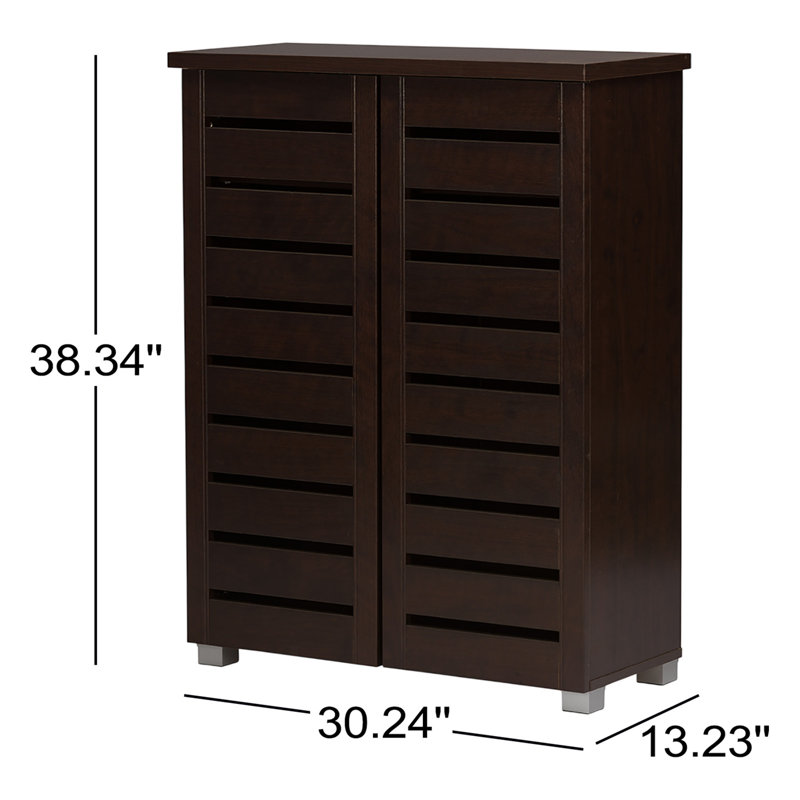 Bangerter 15 Pair Shoe Storage Cabinet