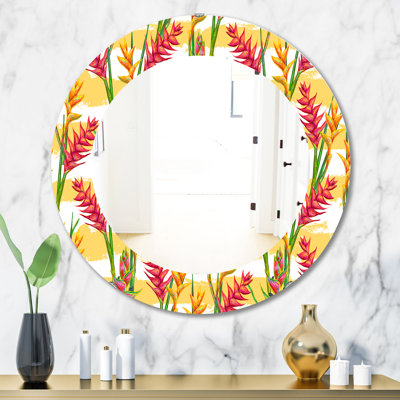 Tropical Mood Bright 3 Glam Wall Mirror