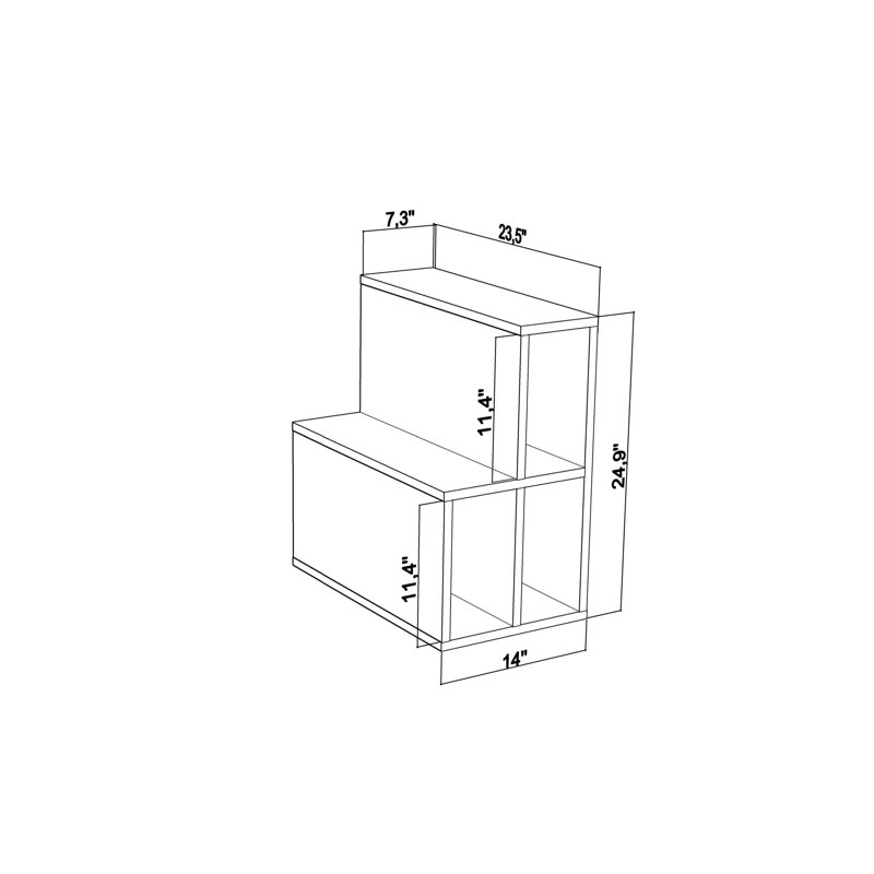 End Table, Anthracite
