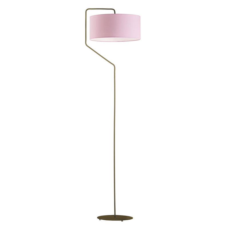 Eleanore 156cm Traditional Floor Lamp, Pink