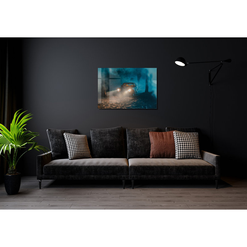 Peinture décorative en verre trempé, H 27,6 po x l 39,4 po