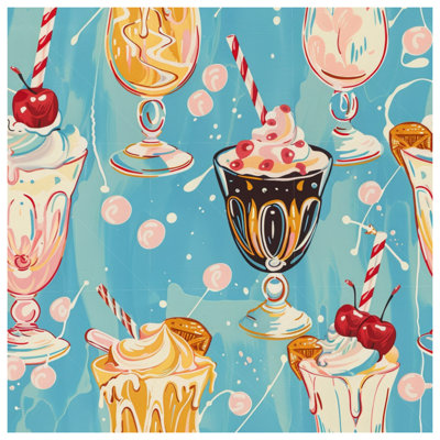 Sundae Wall Tapestry -  Food Wall Decor