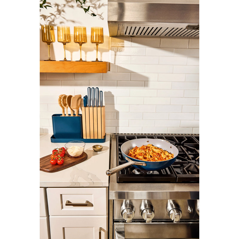 Caraway Nonstick Ceramic Fry Pan, 12", Navy