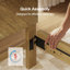 Lit plateforme en bois massif avec assemblage rapide sans outil