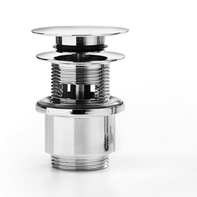 Drain escamotable de lavabo de salle de bain 1,25 po avec trop-plein