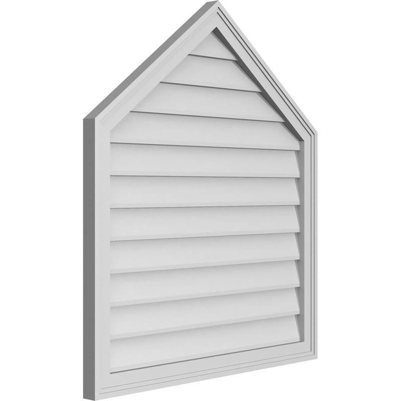 Ventilé pignon non-fonctionnel Signature, H 36 po x l 32 po x P 1,5 po