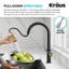 Robinet de cuisine à poignée simple Kraus Torak-110371533