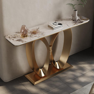 Console en pierre frittée de style italien