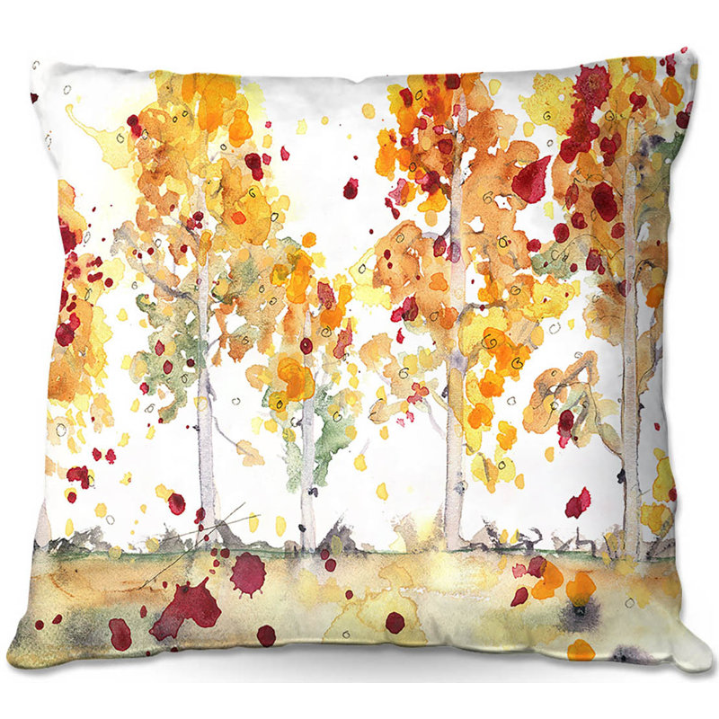 Floral Reversible Throw Pillow, 18" x 18"