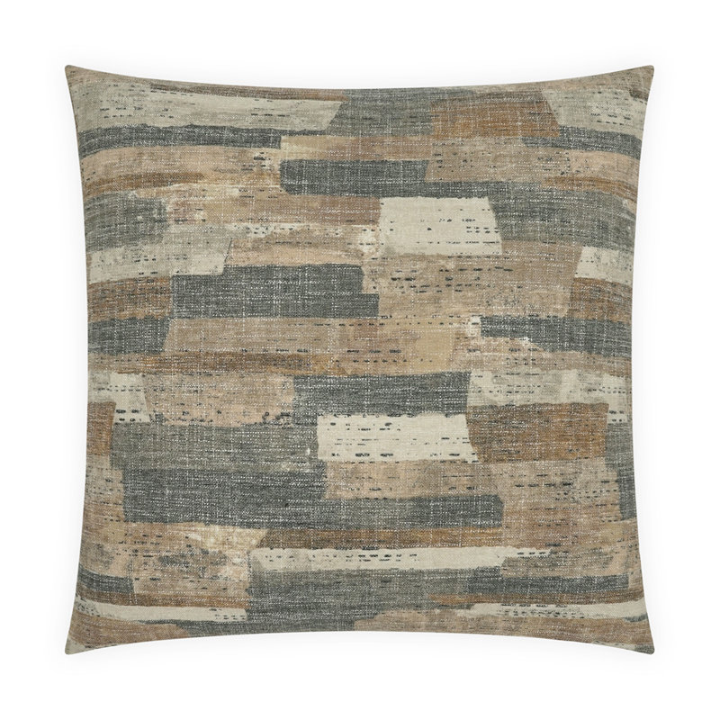 Faro Square Pillow Cover & Insert, Square 20", Espresso
