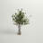 36'' Faux Ficus Plant in Glass Decorative Vase