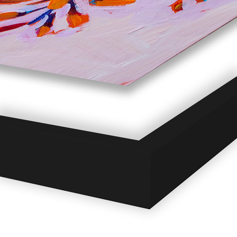 Fan Aloe Painting by Sari Shryack, Black, 24" H x 20" W x 1.5" D