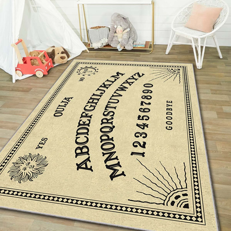 Tapis luxueux (2,6 x 4,6 pieds), 100% polyester, 740 g / m² | Tissu de velours doux, envers en feutre antidérapant, éponge stratifiée pour le confort | Antibactérien, lavable à la machine à 30 ° C | Élégante décoration intérieure