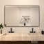 Miroir de salle de bain mural moderne mat l 60 po x H 36 po Cozy-514696196-514696199