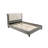 CAL-KING BED In White & Grey