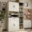 70.8" Kitchen Pantry With Charging Station