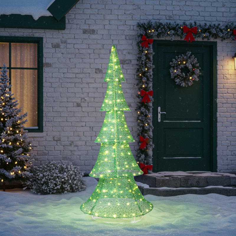 Décoration de Noël arbre de Noël éclairé 6 pi