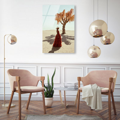 Cowgirl Couture High-Gloss Frameless Acrylic Glass Wall Art Fashion Print by Oliver Gal, Ready to Hang, 10 x 15