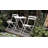 3 Piece Patio Bistro Set Of Foldable Round Table And Chairs-1029288241