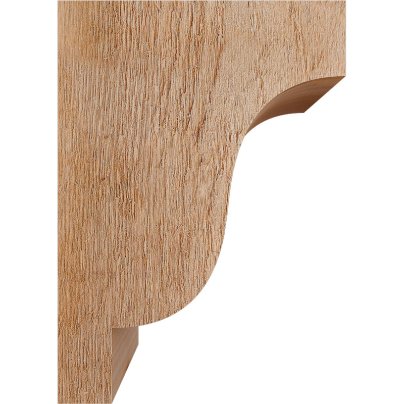 Newport Corbel, H 14 po x l 6 po x P 10 po, Cèdre rouge, Sciage brut