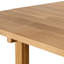 Carmel Extendable Oak Solid Wood Dining Table
