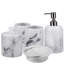Burtundy Bathroom Accessory Set