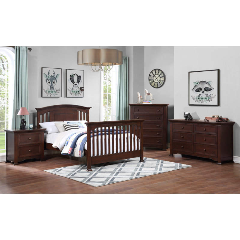 Imina 2 Drawer Nightstand, Espresso