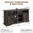 TV Stand For Tvs Up To 65" With 2 Sliding Barn Doors-994551931