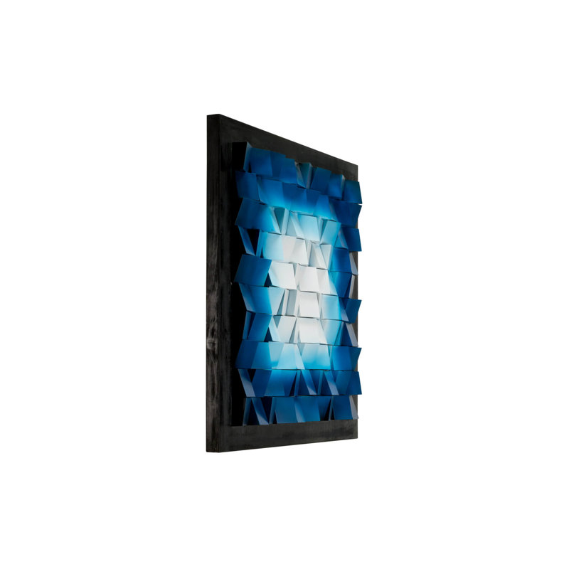 Handmade Modern Abstract Wall Decor on Solid Wood