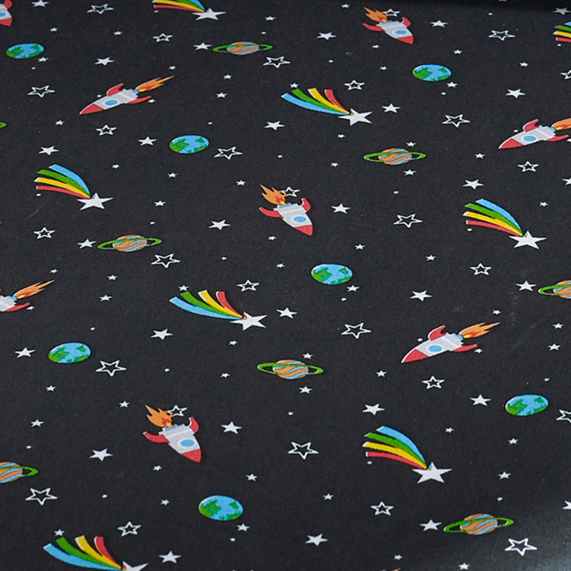 Rainbow Rockets Fitted Sheet, Single (3')